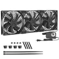 High Airflow 3 x 120mm Computer Fan with AC Plug - Variable Speed