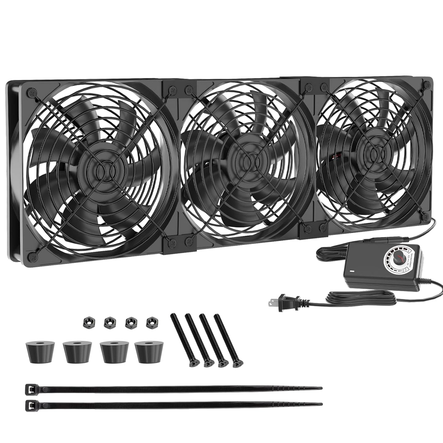 High Airflow 3 x 120mm Computer Fan for Effective Cooling