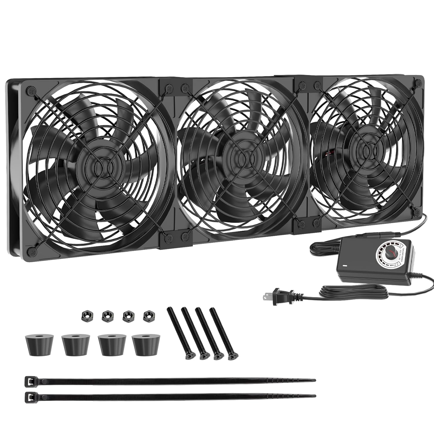 High Airflow 3 x 120mm Computer Fan for Effective Cooling