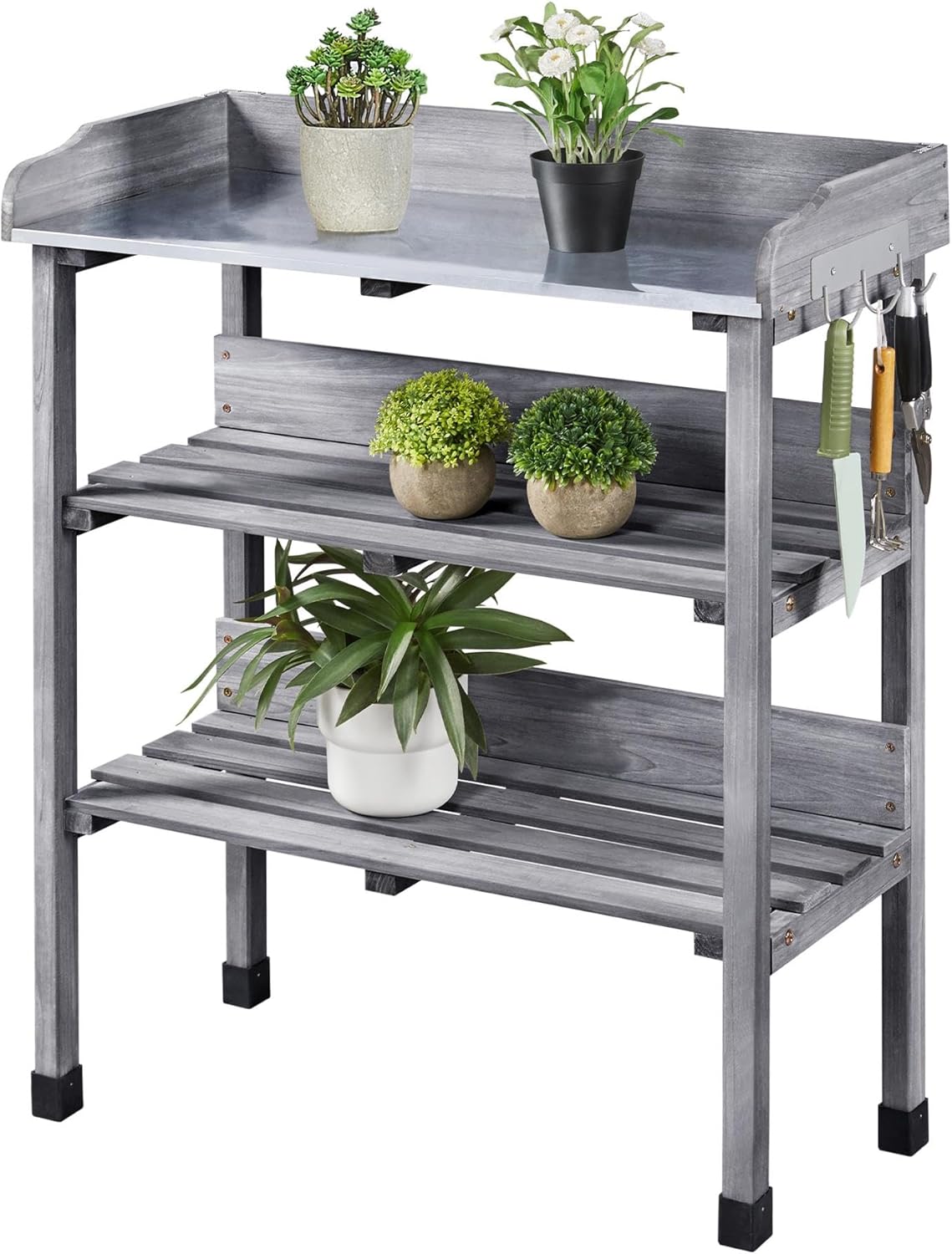Yaheetech Garden Potting Table: Durable Horticulture Workbench