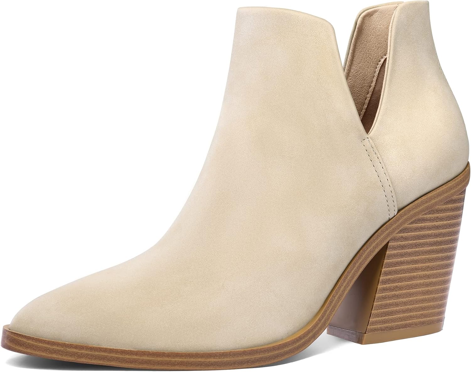 Stylish Women's Ankle Boots with Cutout Design and Comfort