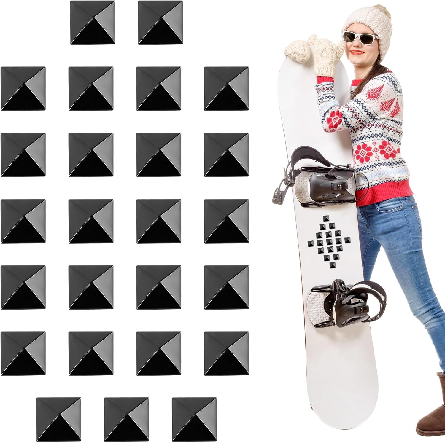 HolyMaji Anti-Slip Stomp Pad - Boosts Snowboard Boot Grip!