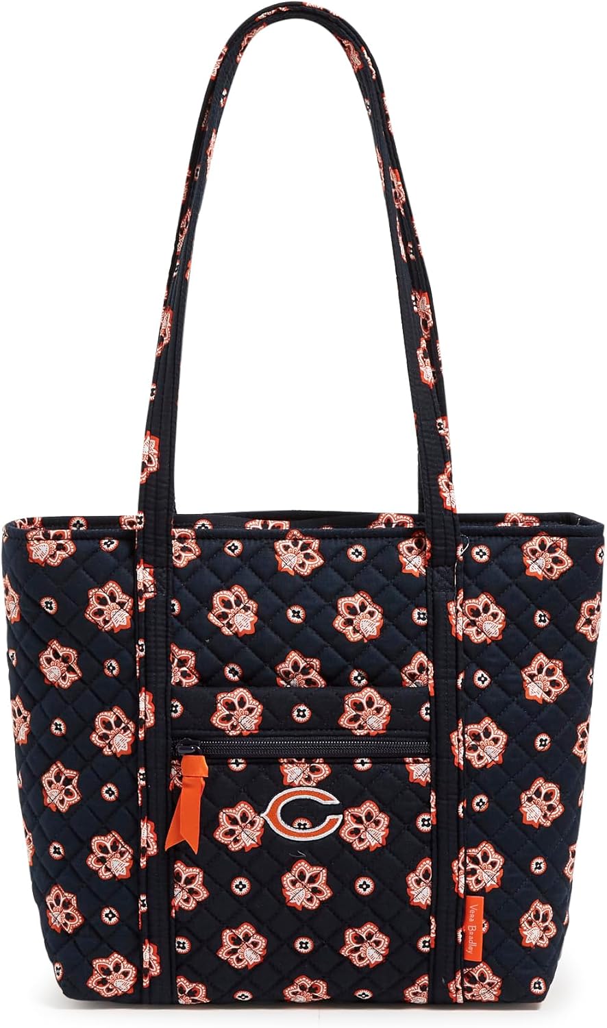 Vera Bradley Women's NFL Small Tote Bag for Team Spirit Lovers