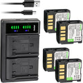 Kastar 4-Pack BN-VF707 Battery and LTD2 USB Charger - Multi Pack Power