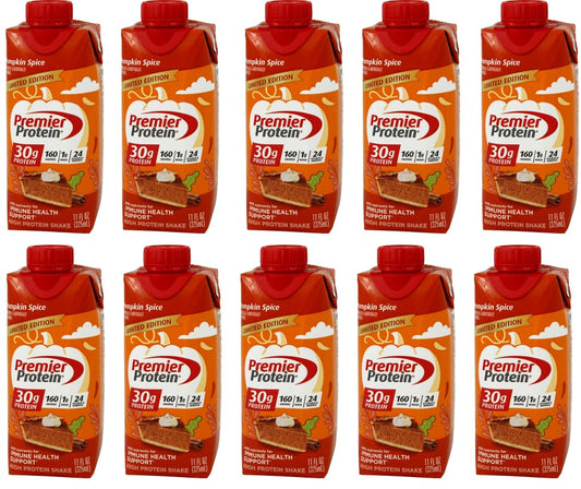 Niro Assortment of Pumpkin Spice Protein Shakes - 10 Pack