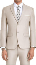 JPF Men's Slim Fit 3-Piece Suit Set - Jacket, Pants & Tie