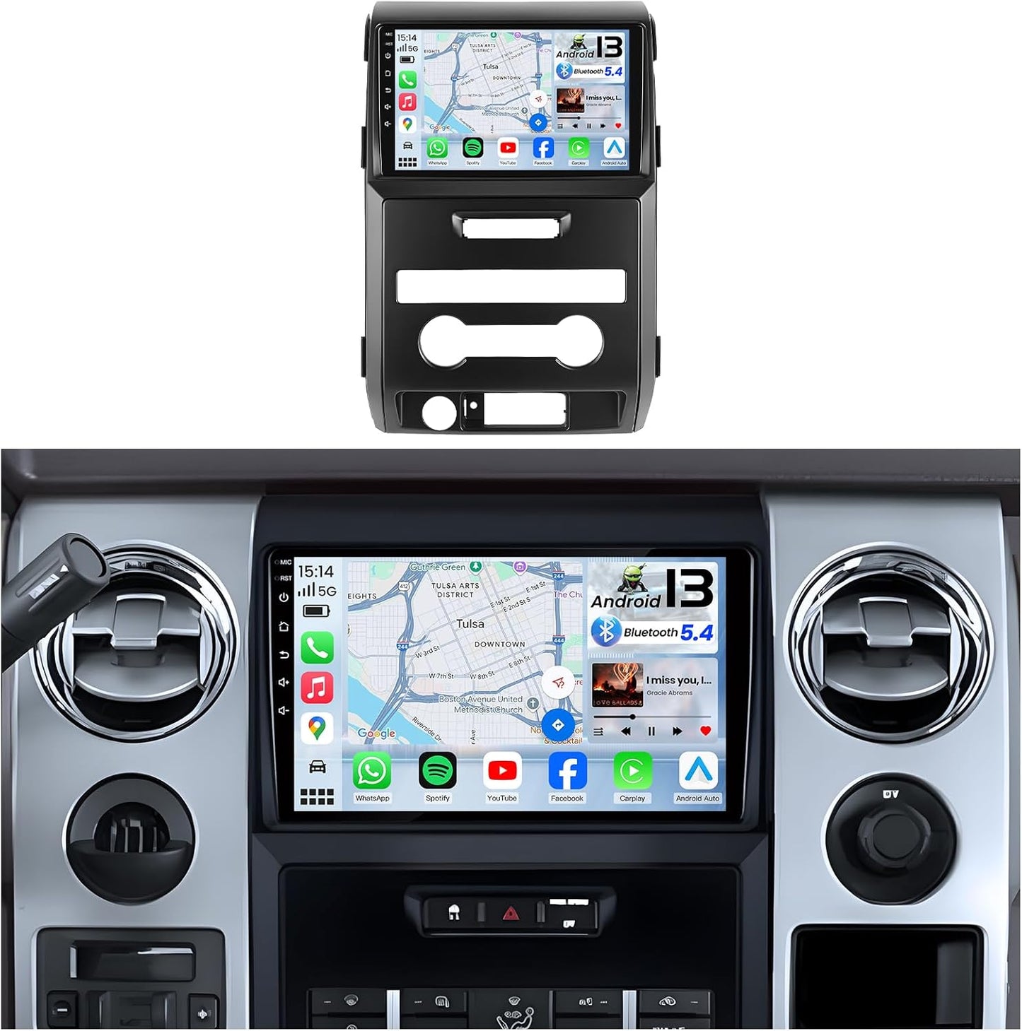9 Inch Touch Screen Stereo for 2009-2014 Ford F150 Models