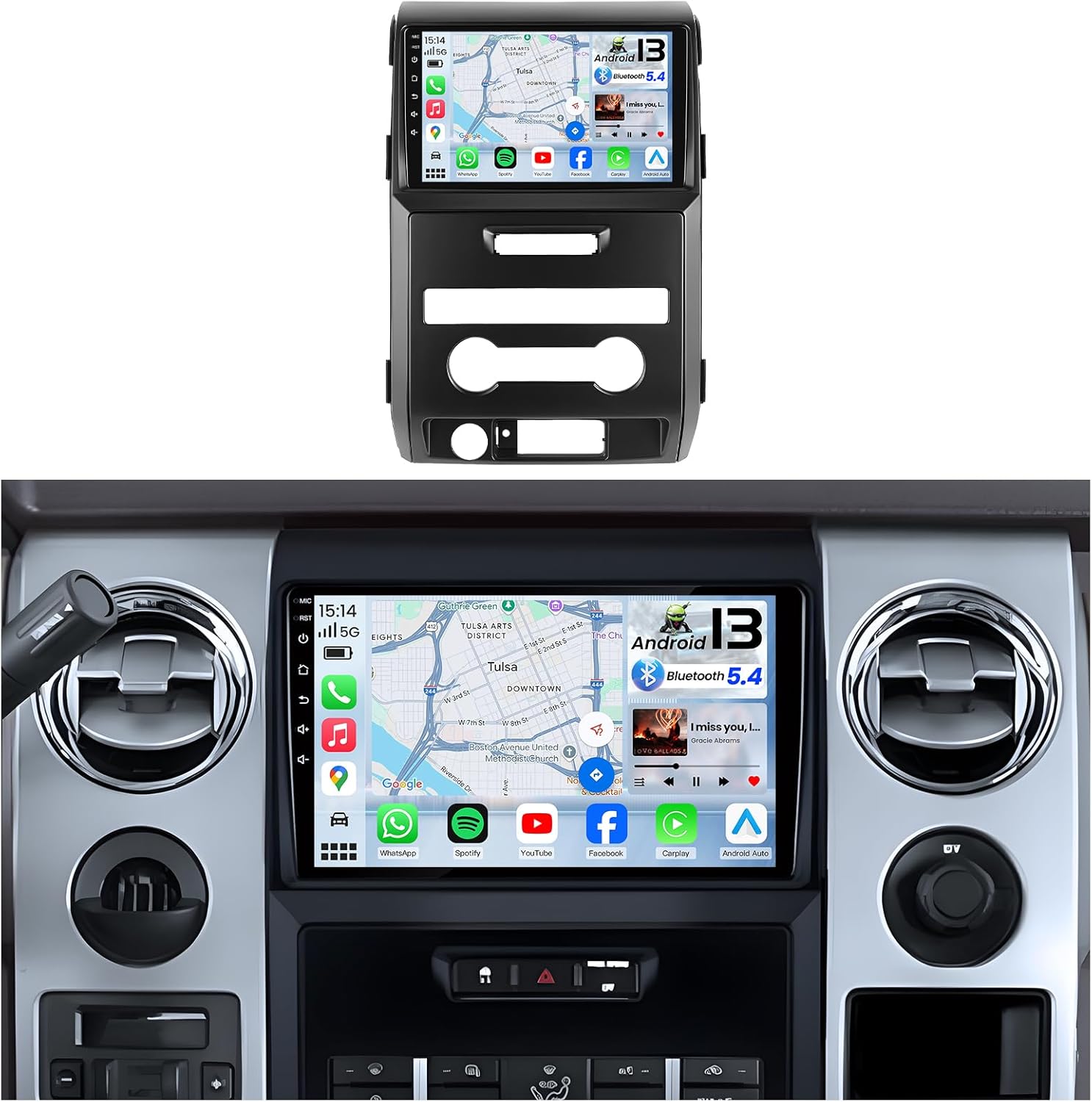 9 Inch Touch Screen Stereo for 2009-2014 Ford F150 Models