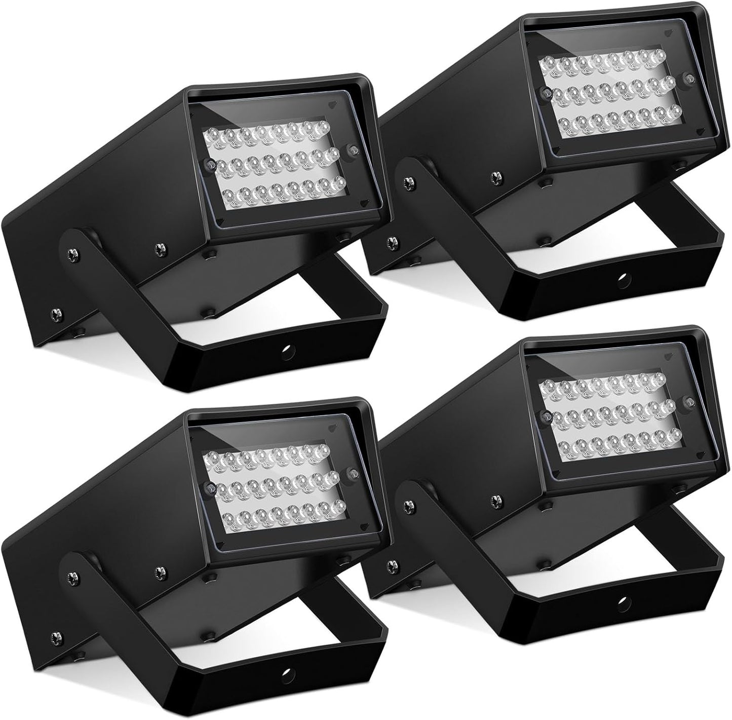 Strobe Party Lights - 4 Packs Adjustable Flash Speed Control