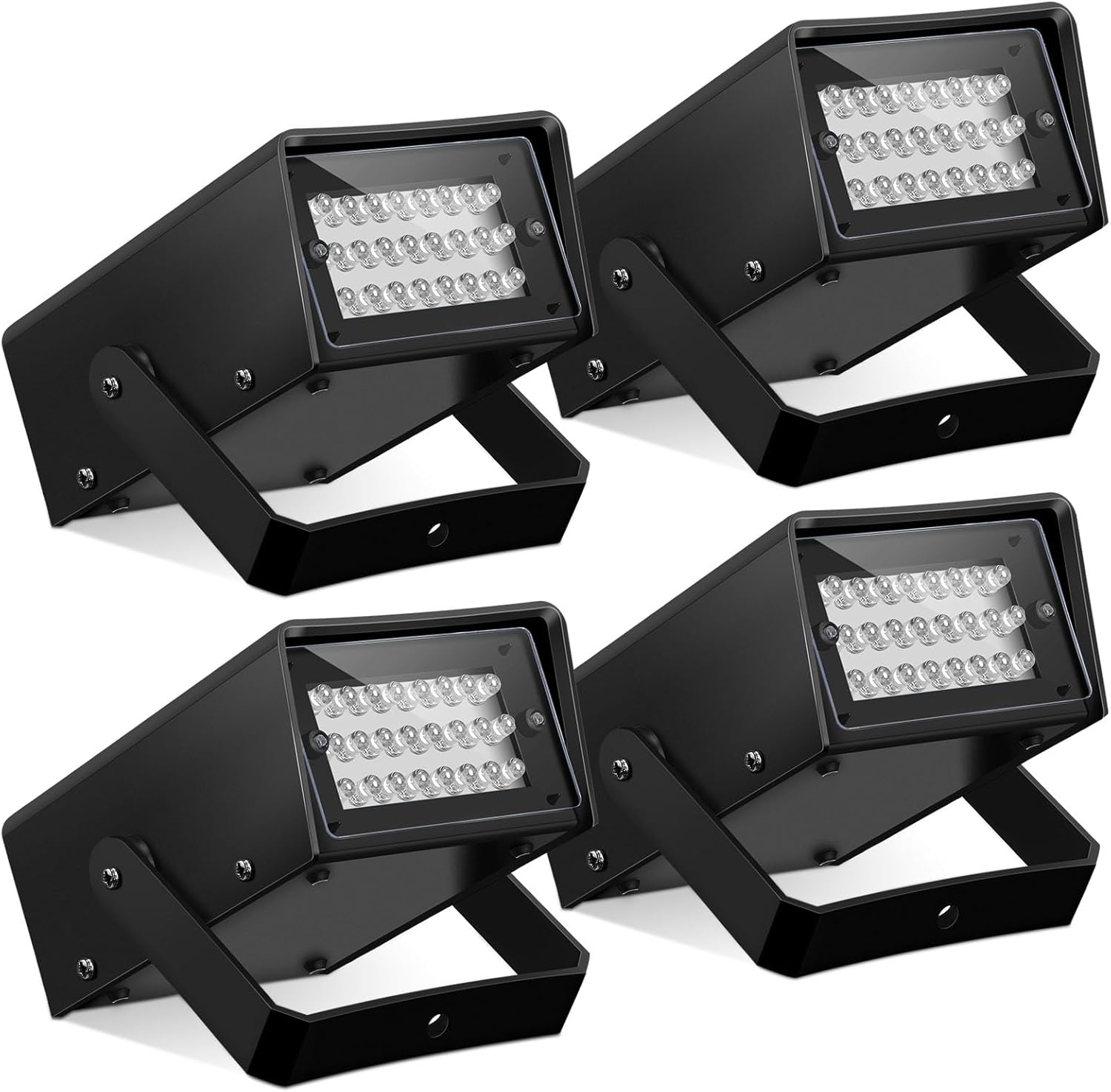 Strobe Party Lights - 4 Packs Adjustable Flash Speed Control