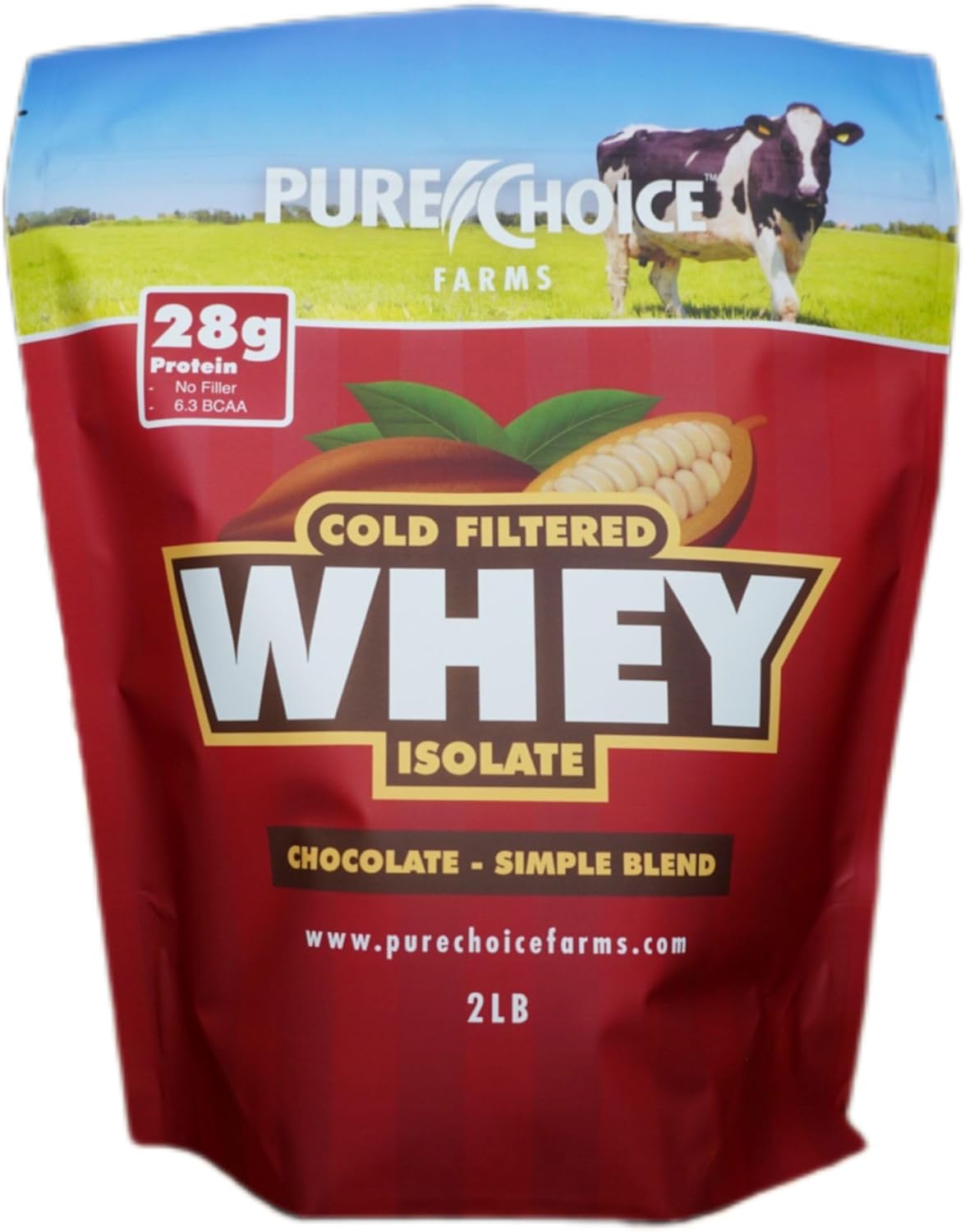 Pure Choice Chocolate Whey Protein Isolate Powder for Health