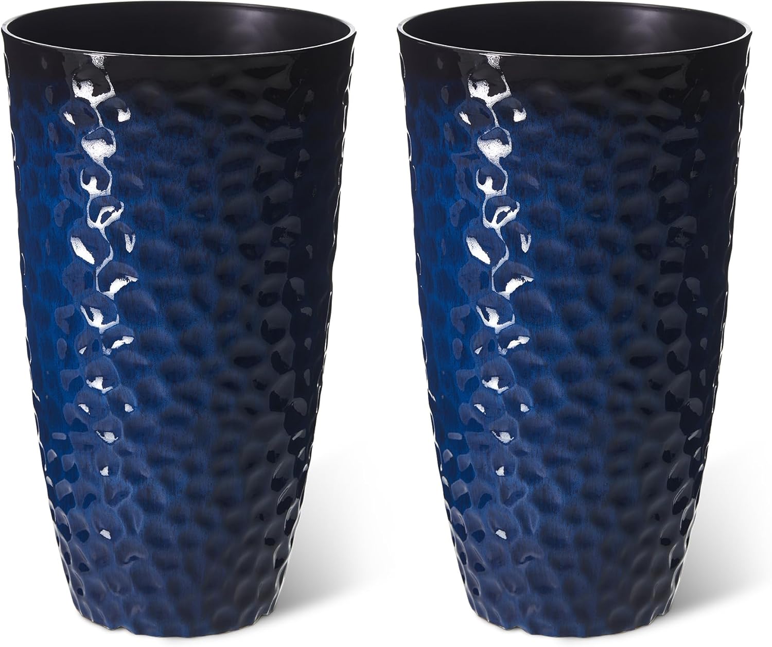 Glitzhome 23.75 H Oversized Tall Planter Set of 2 for Garden