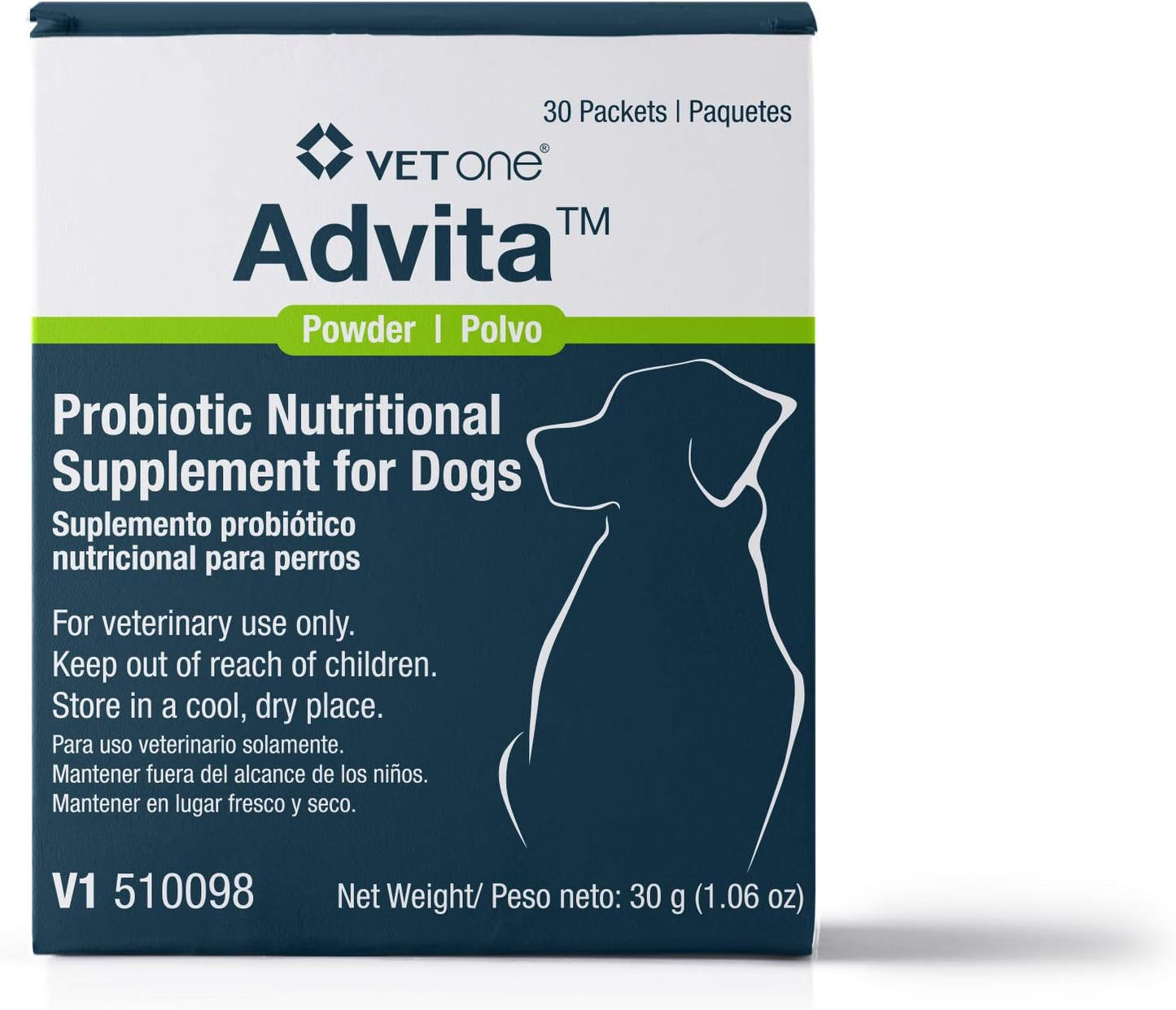 Vet One Advita Probiotic Powder for Dogs - Daily Nutritional Boost