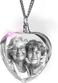 ArtPix 3D Crystal Photo Necklace - Personalized Christmas Gift