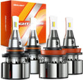 SEALIGHT 9005 H11 Bulbs Combo: 72000LM Brightness & Safety