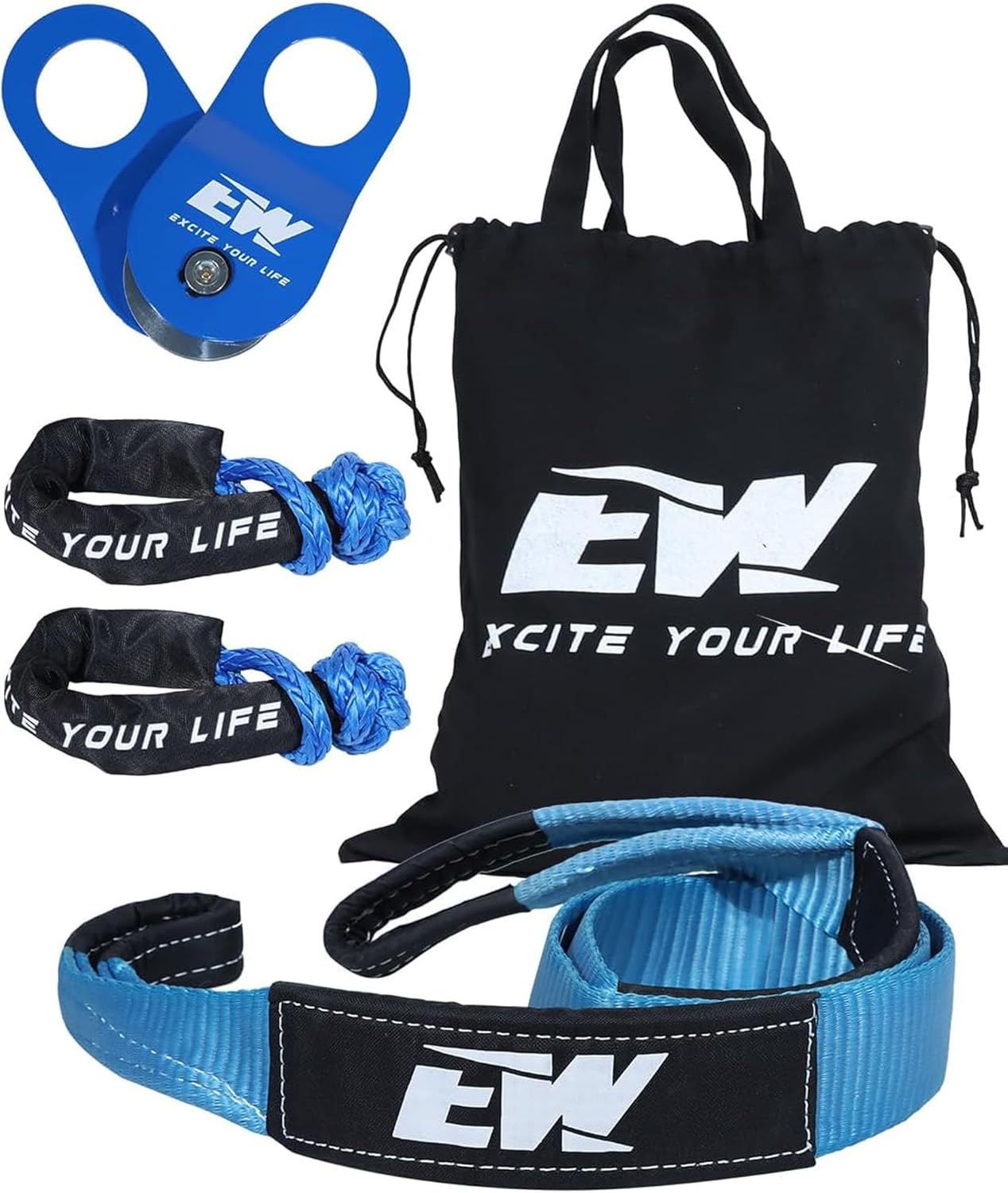 NIXFACE Offroad Recovery Kit for Stuck Vehicle Recovery Needs