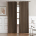 DUALIFE Blackout Curtains 96 in Long Panels - Room Darkening Privacy