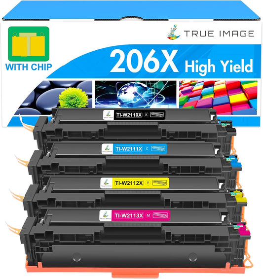High Yield 206X Toner Set for HP Color Laserjet Pro MFP