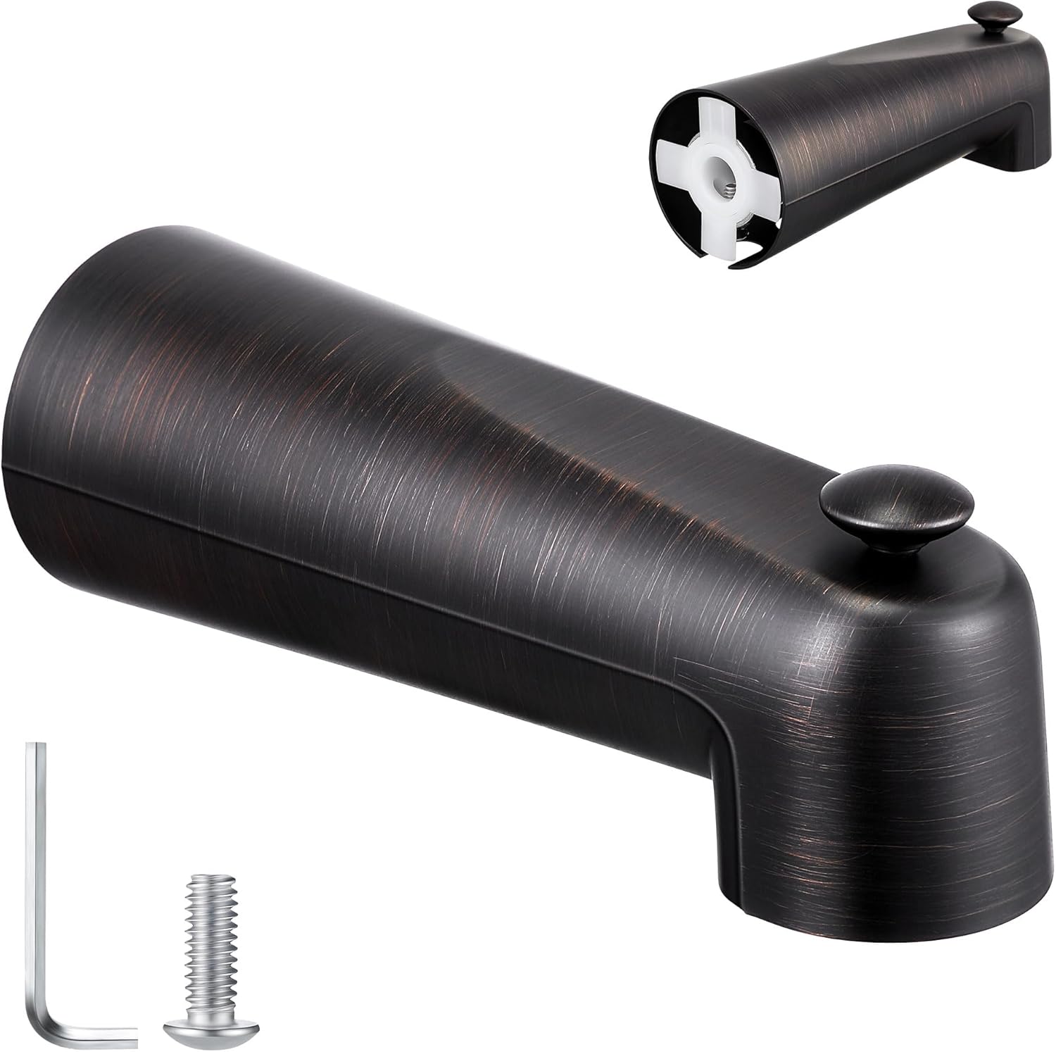 Enhon 7 Inch Slip on Tub Spout with Diverter for Moen 3839