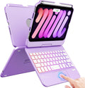 Touchpad Keyboard Case for iPad mini 7/6 8.3in - 7-Color Backlit