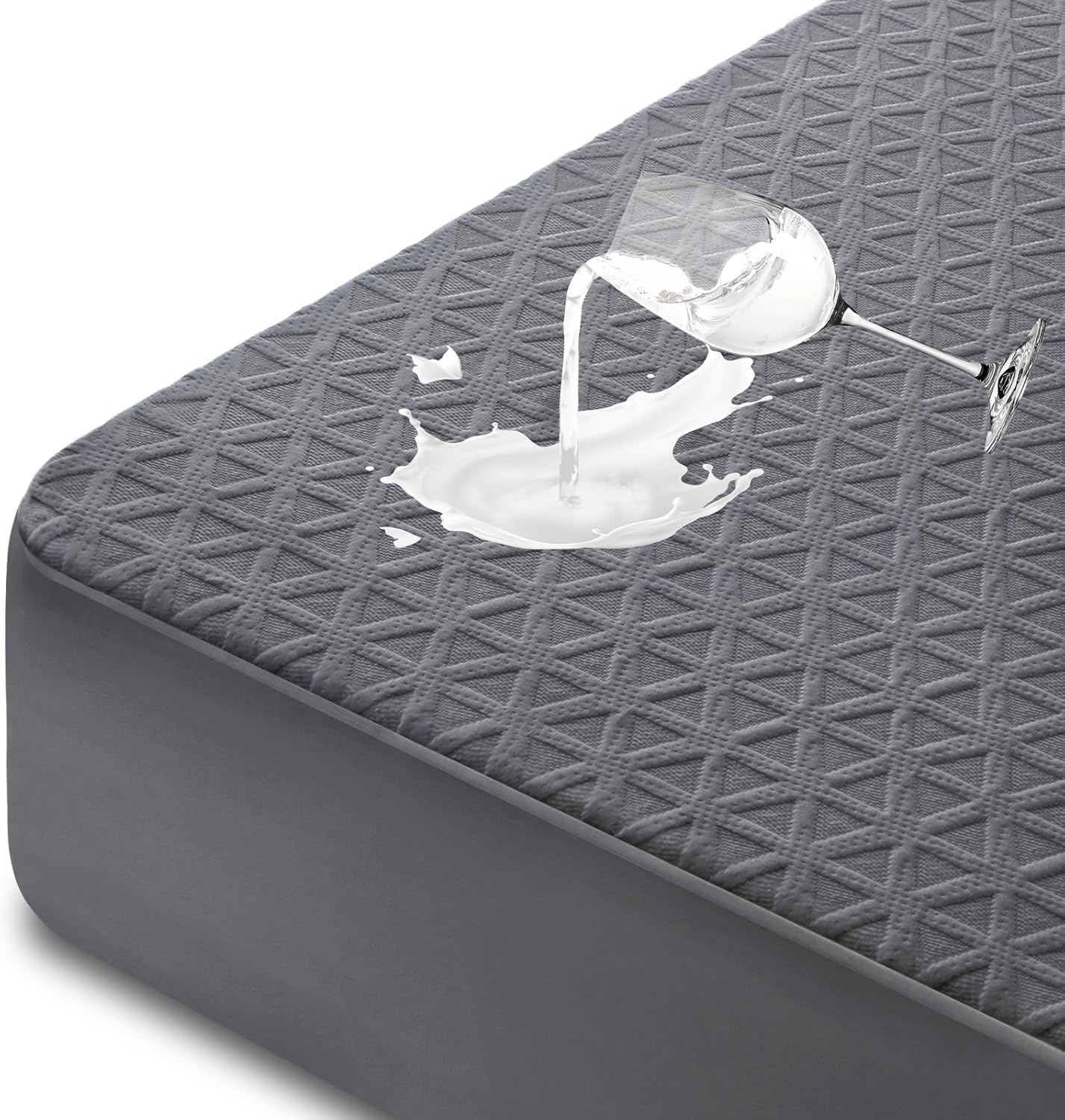 Premium Waterproof Mattress Protector for Queen Size Beds