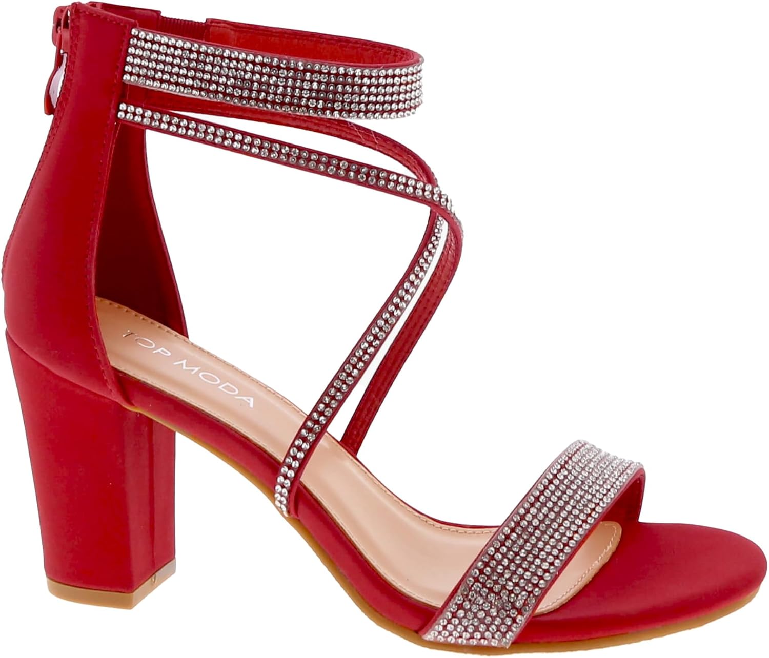 TOP Moda Rosa-66 Ankle Strap High Heel Sandals for Any Occasion