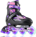 Adjustable Inline Skates for Men Women and Kids - Light Up Wheels