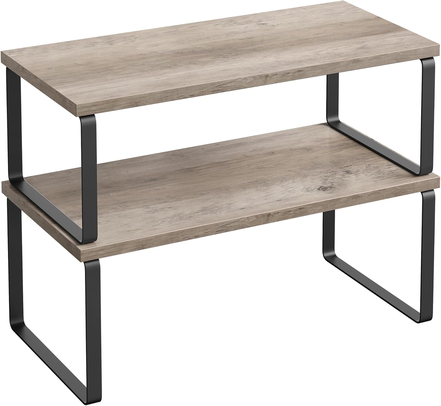 SONGMICS Kitchen Organizer Shelf Set of 2 for Counter Storage