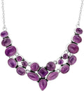 Natural Gemstones Necklace for Women - Vintage Multi Shape Birthstone