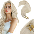 I Tip Human Hair Extensions Platinum Blonde 18in 40G 50S - Natural