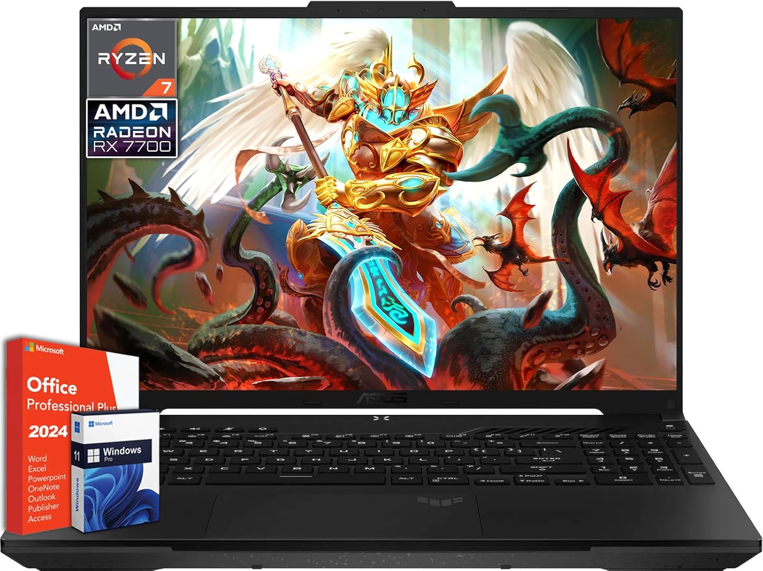 ASUS TUF A16 Gaming Laptop: Lifetime Microsoft Office & Windows 11 Pro