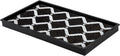 Heavy Duty Waterproof Rubber Shoe Storage Mat Organizer - Fits 2 Pair