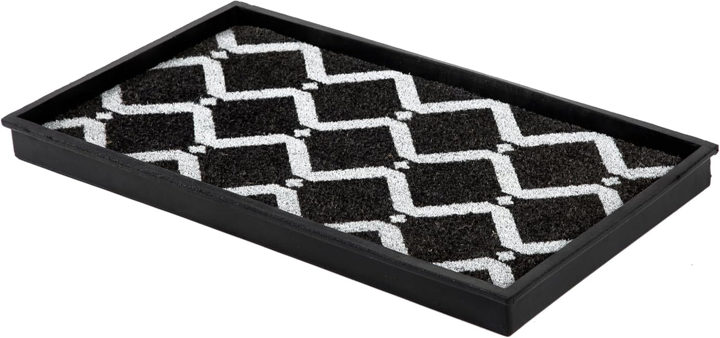 Heavy Duty Waterproof Rubber Shoe Storage Mat for Entryway