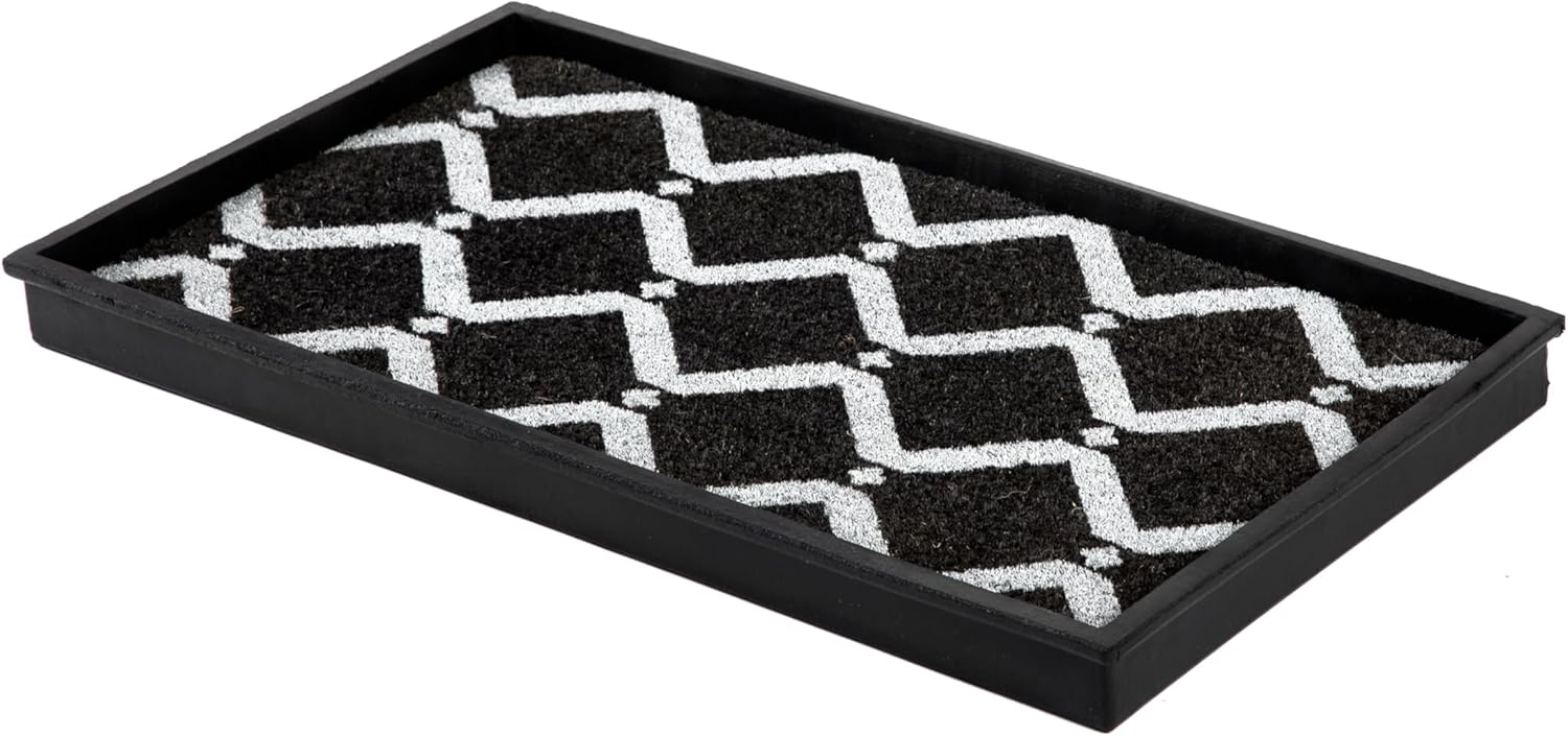 Heavy Duty Waterproof Rubber Shoe Storage Mat for Entryway
