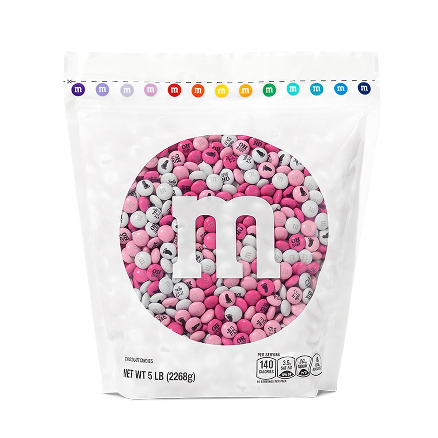 M&M'S World It's A Girl Milk Chocolate Candy for Celebrations