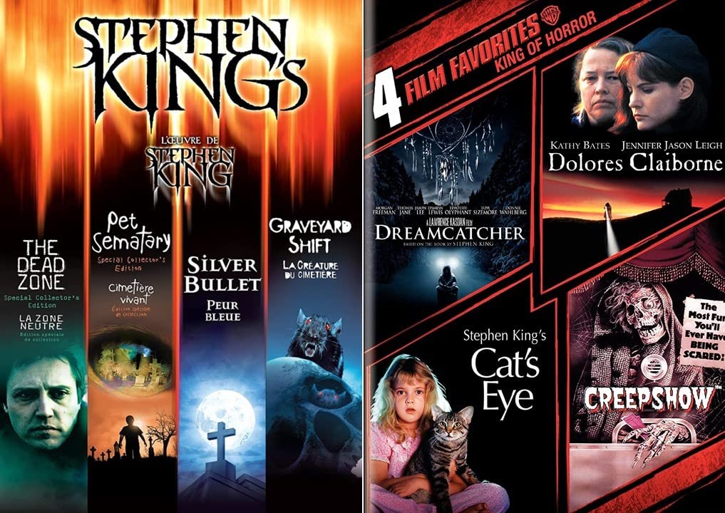 Stephen King's 8 Film Favorites Collection on DVD - A Must-Have