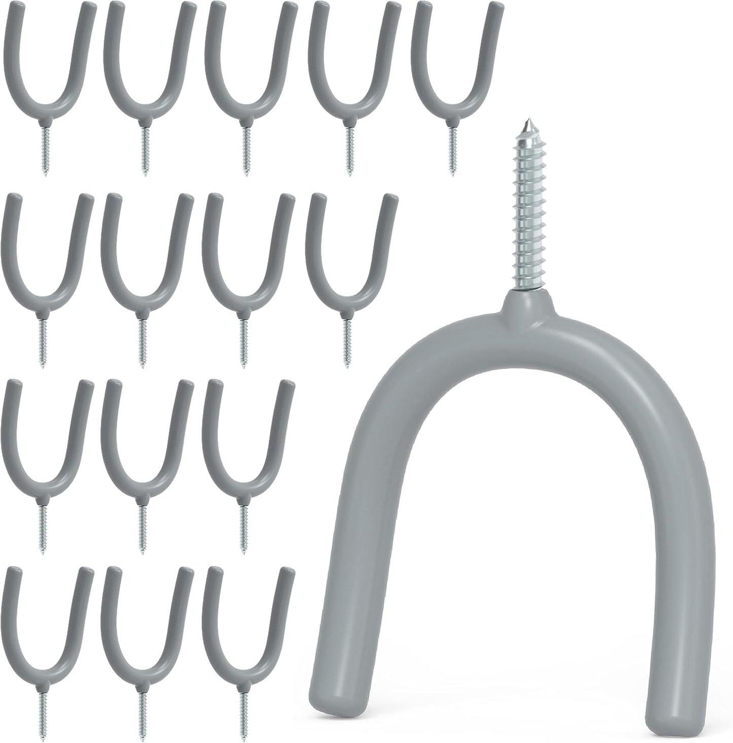 Heavy Duty Utility Hooks Set - Organize with Ease!