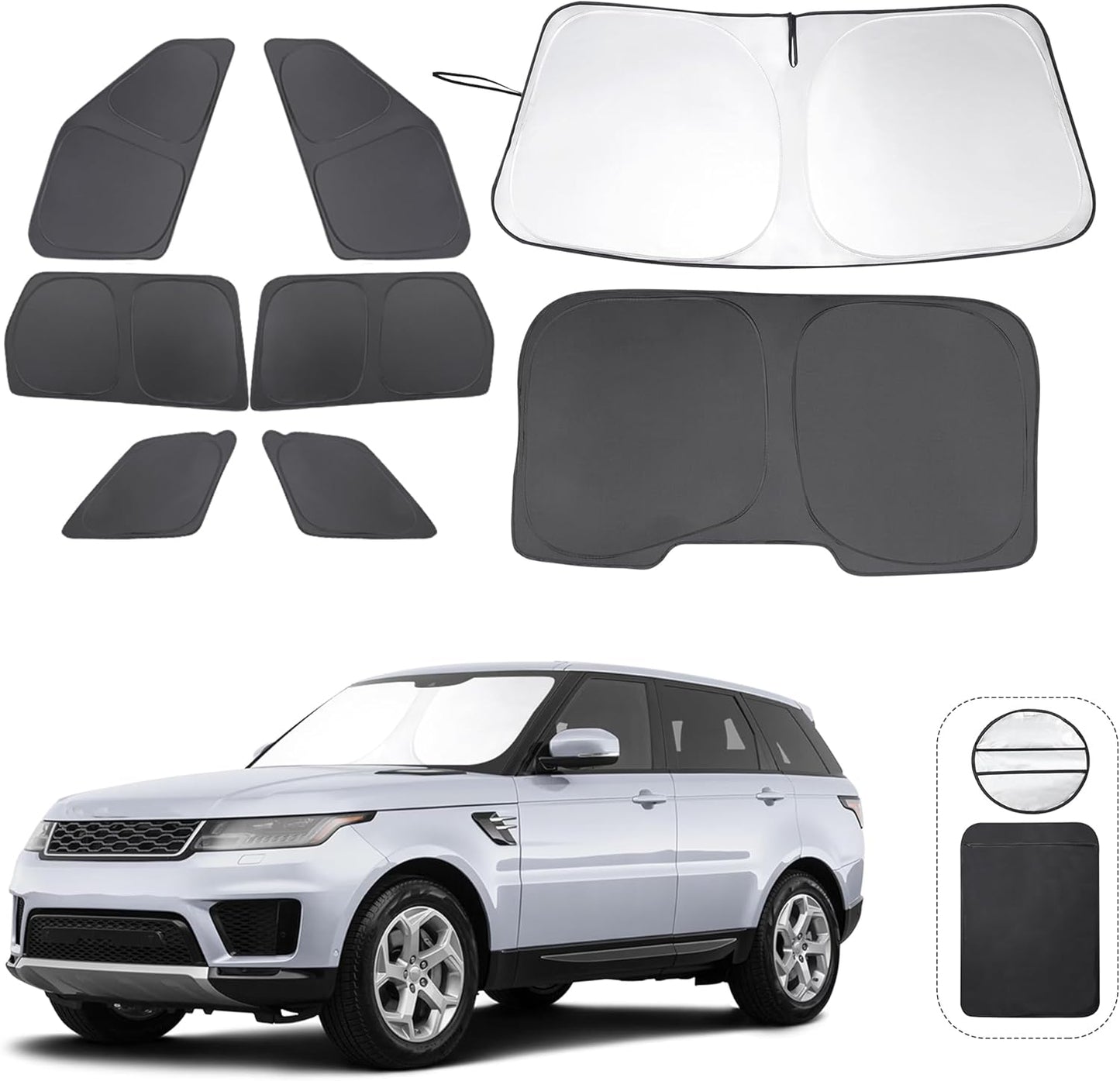 Custom Fit Windshield Sun Shade for 2014-2022 Range Rover Sport