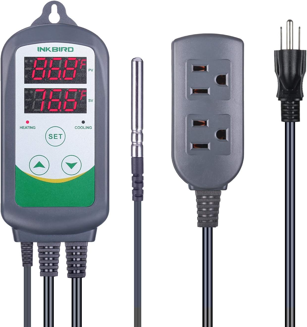 Inkbird ITC308 Digital Temp Controller for Heating & Cooling