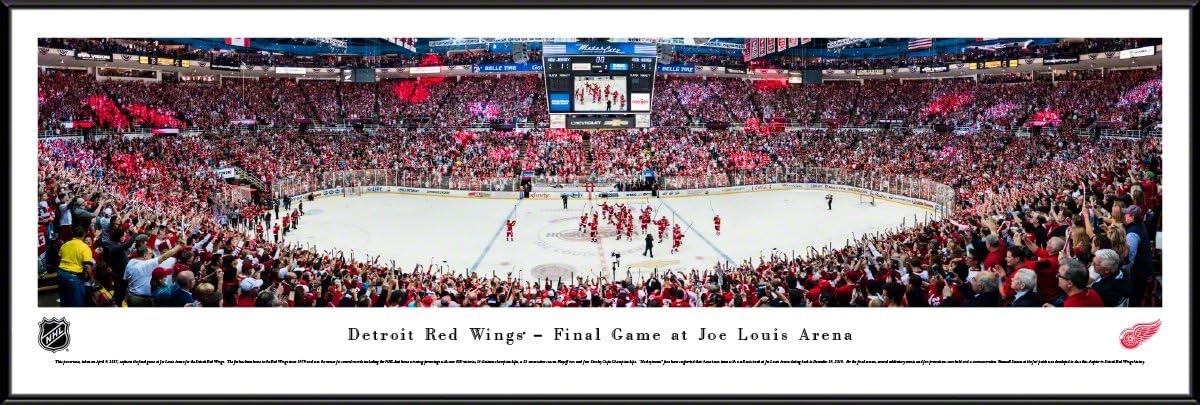 Detroit Red Wings Final Game at The Joe Panoramic Wall Decor