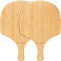 2 Pack Natural Bamboo Pizza Peel 16 in - Stable Handle for Easy Pizza