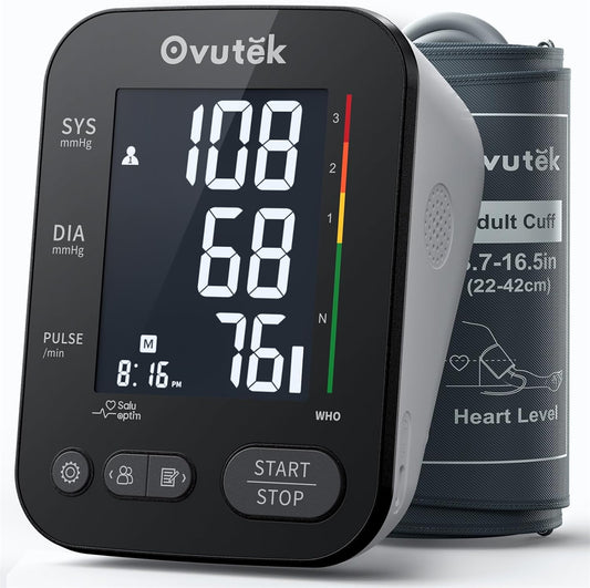 Adjustable Cuff Blood Pressure Monitor - OVUTEK