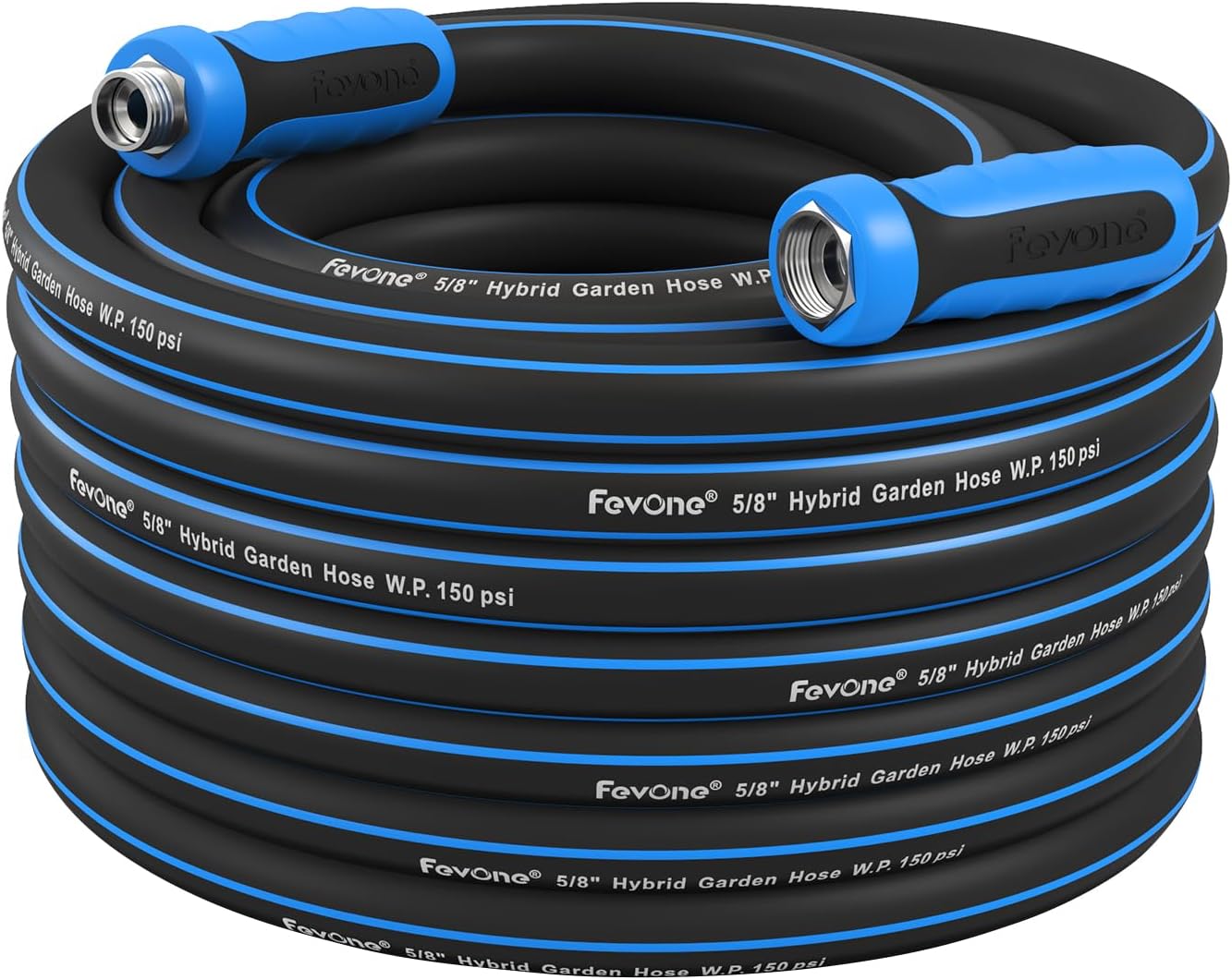 Fevone 55 ft Garden Hose - Heavy Duty, Kink Resistant Design