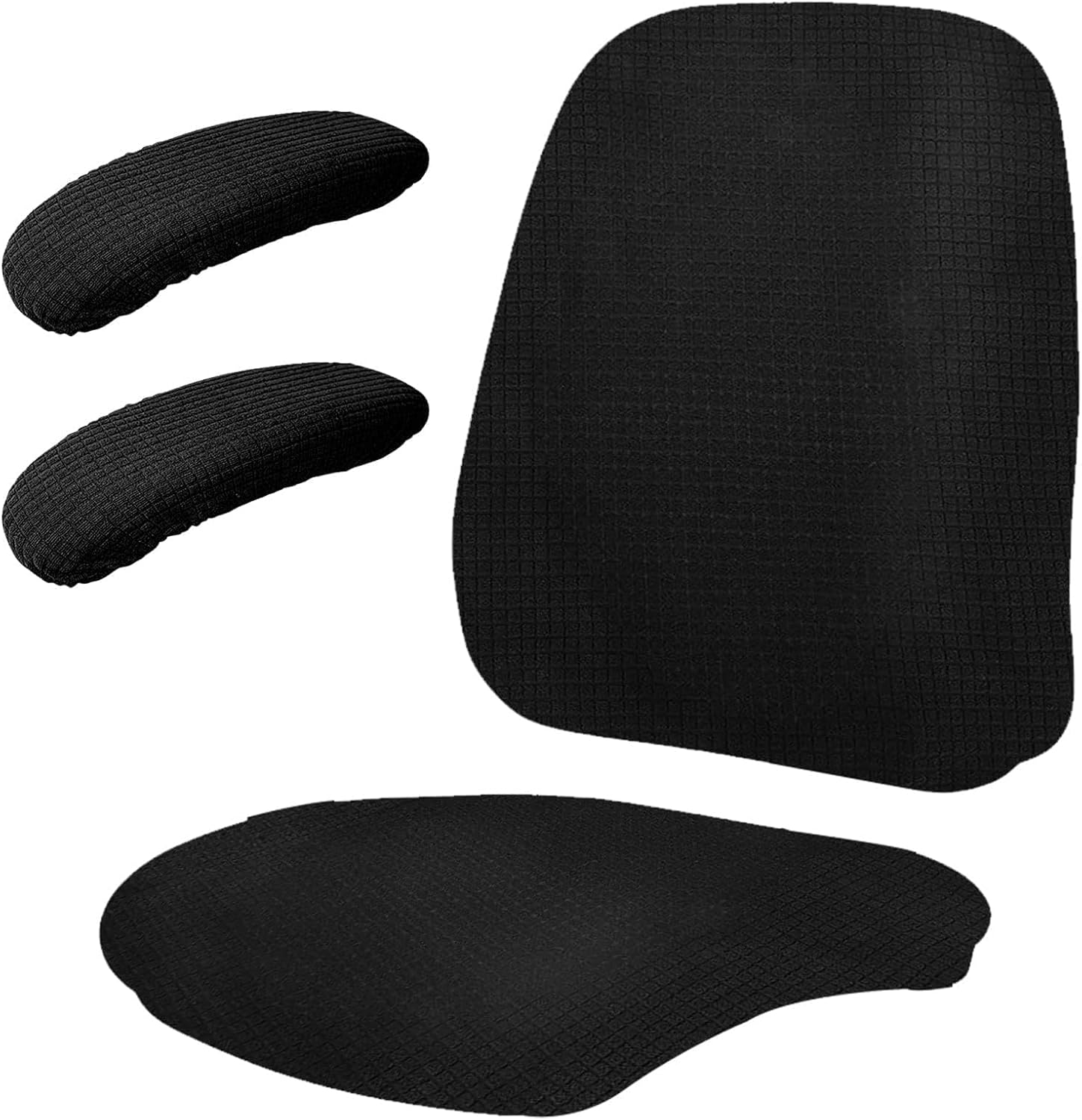 SUNJOYCO Office Chair Slipcover Set - Armrest & Seat Protector