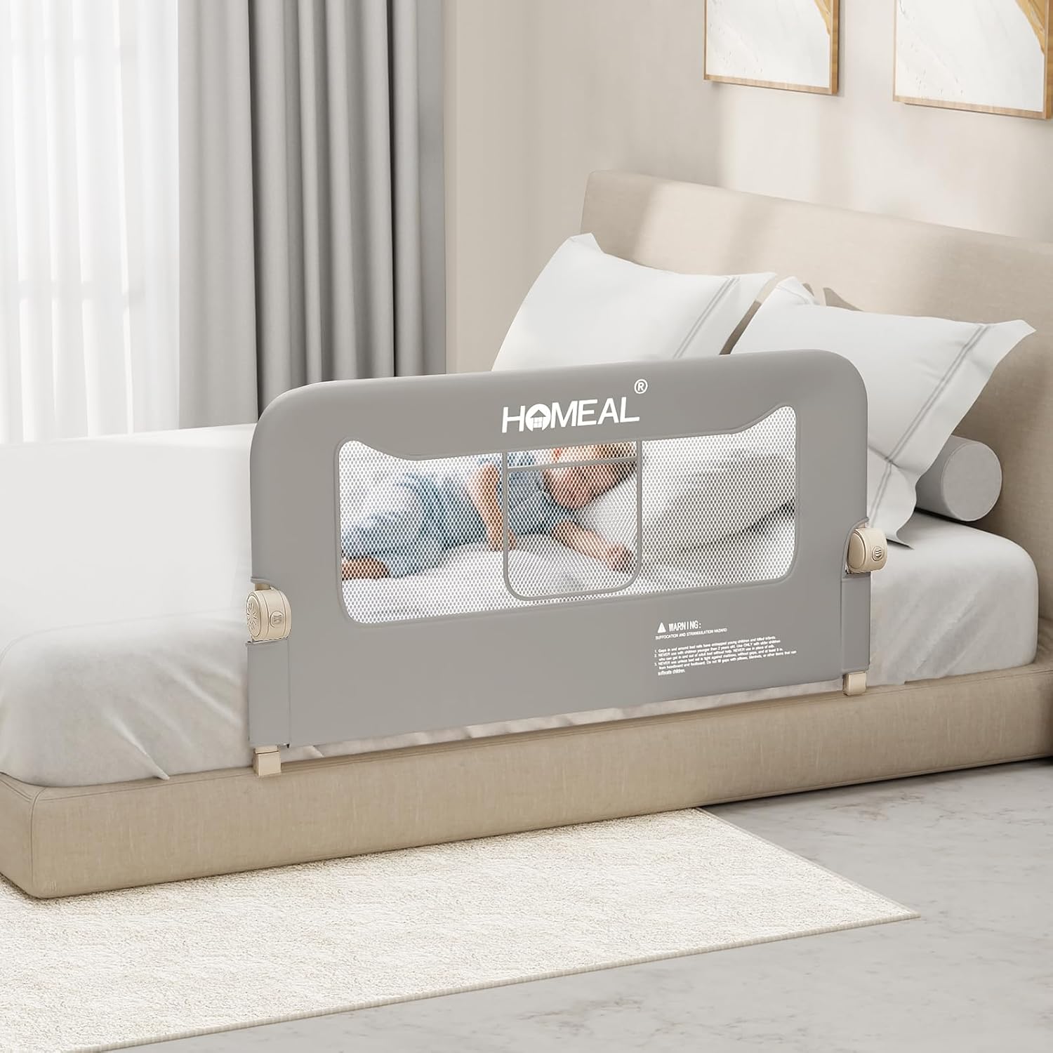 HOMEAL Bed Rail for Toddlers - Safe and Comfortable Sleep