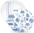 Corelle 6-Piece 8.5 in Vitrelle Glass Lunch Plates Set