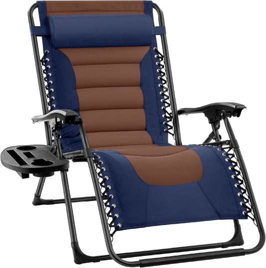 Oversized Padded Zero Gravity Chair for Ultimate Relaxation