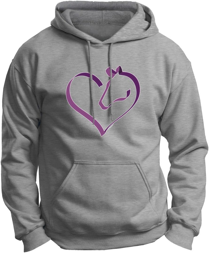 Horse Heart Equestrian Gifts Premium Hoodie for Horse Lovers
