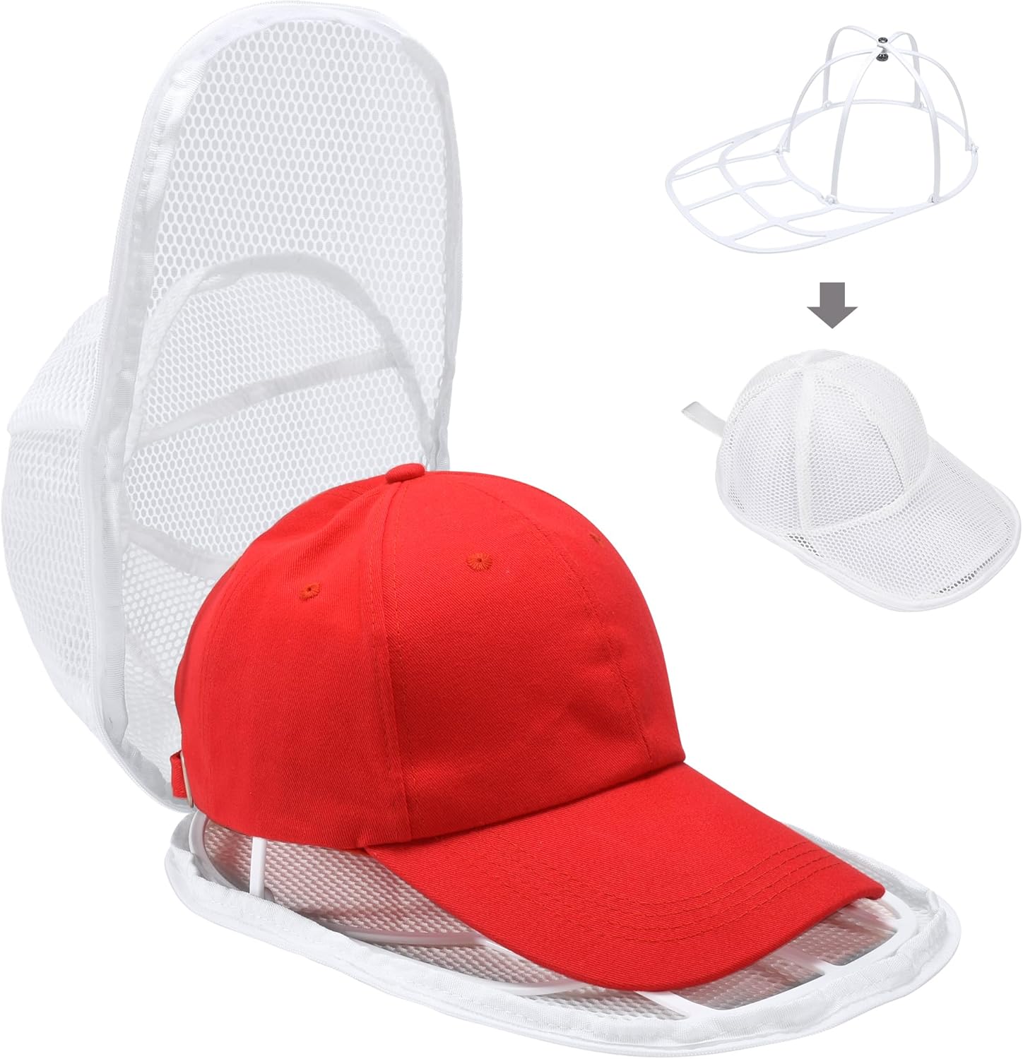 Foldable Hat Washer - Gentle Cleaning & Storage Solution
