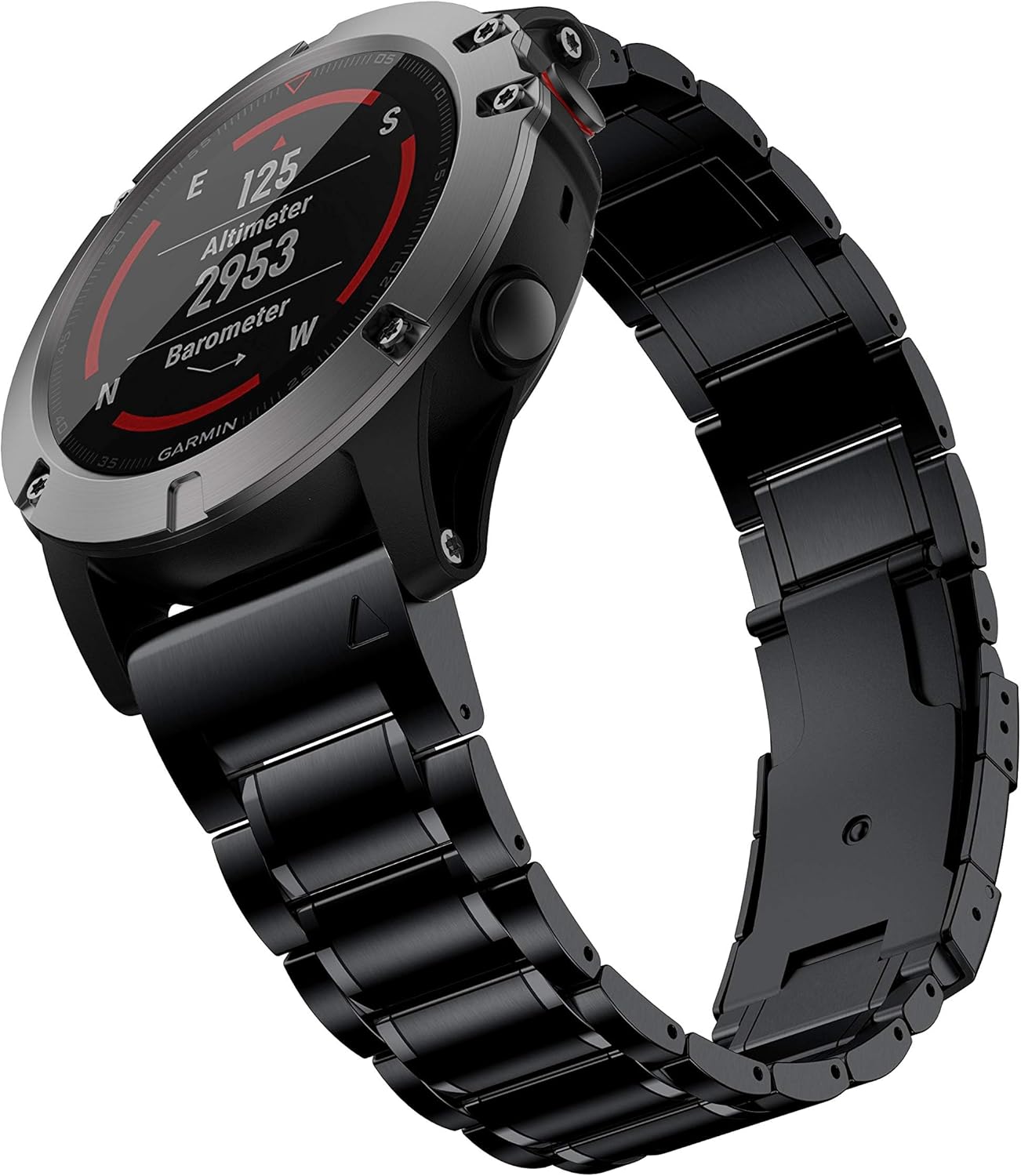 Titanium 22mm and 26mm Bands for Garmin Fenix 8 and More